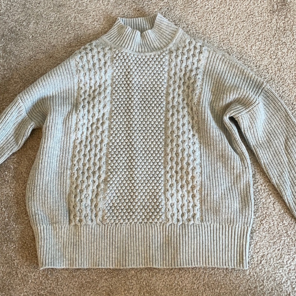 Grey sweater, turtleneck new with tags from GAP